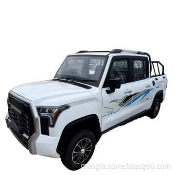 New 4-wheel rechargeable Tundra pick up adult driving Chinese electric car 2022 hot selling new energy vehicle with cargo box